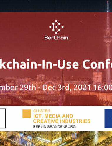 Titelbild der Blockchain in use Conference